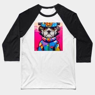 Shi Tzu as a hip-hopper dancer Baseball T-Shirt